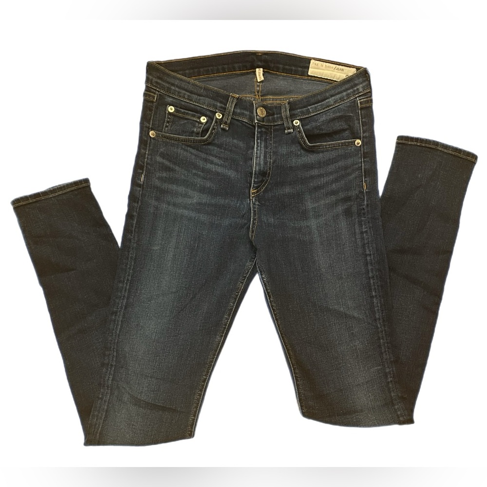 Rag & Bone High Rise Skinny Jeans - Picture 4 of 6